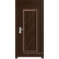 Design de porte intérieure de bureau moderne classique PVC Porte de salle en bois intérieur enduit Design moderne